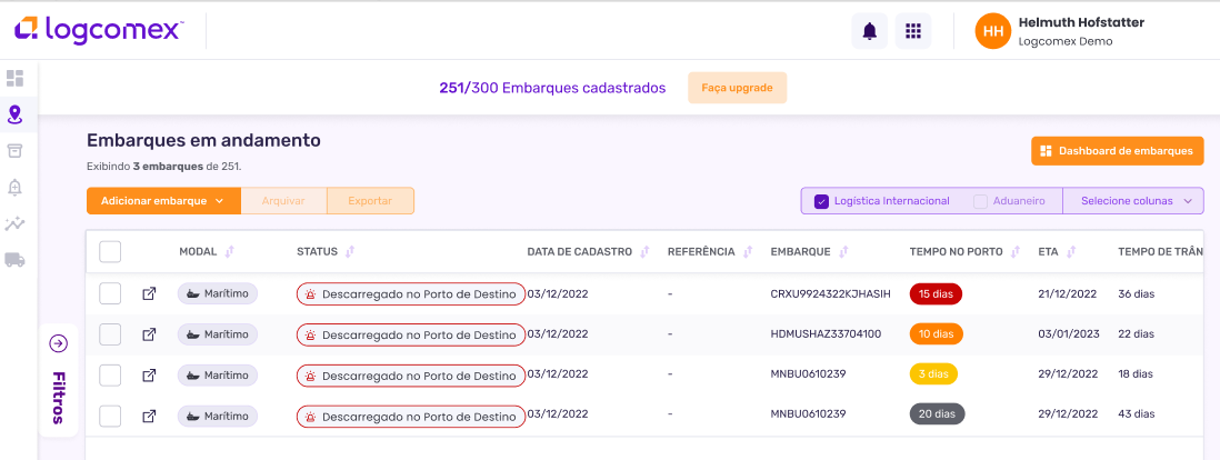 Evite a ruptura de estoques com a visibilidade avançada Logcomex